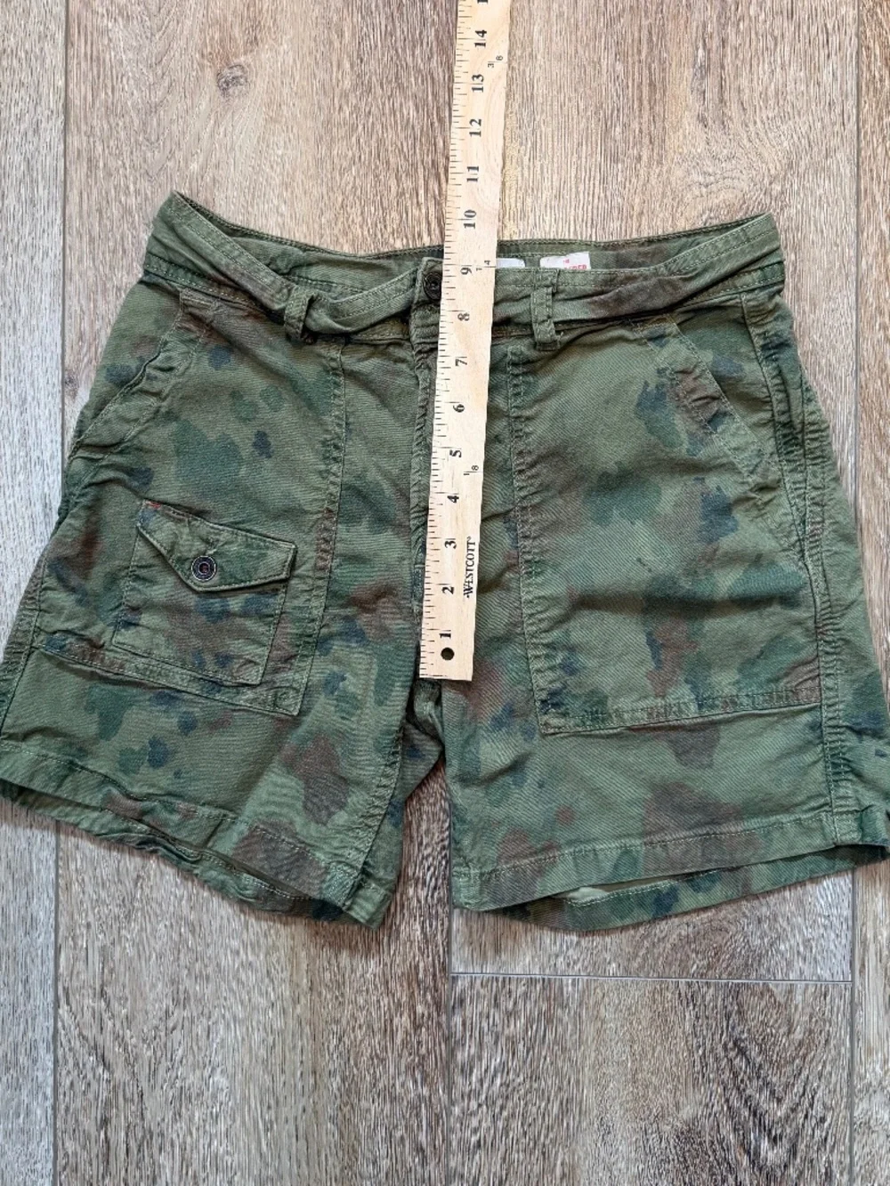 Anthropologie The Wanderer Camo Utility Shorts